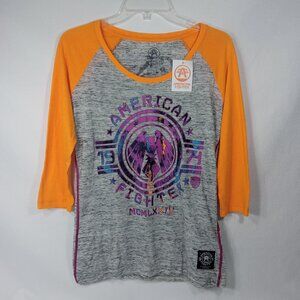 AMERICAN FIGHTER Jersey T-shirt Womens Size Medium *NWT